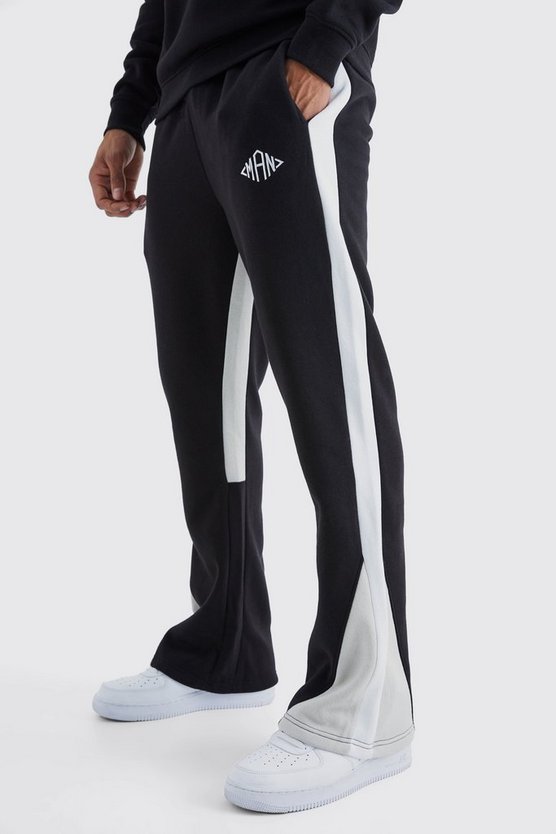 Man Colorblock Jogginghose