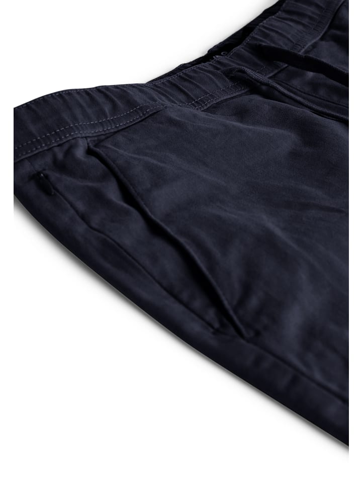behype Chinohose - BHFORLI Jogger Chino Jeans Hose Stoffhose in Navy günstig kaufen