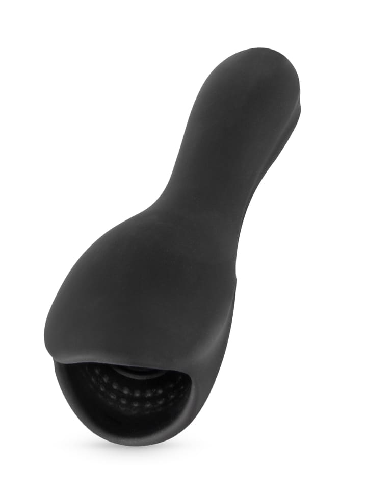 Rebel Masturbator mit Vibration Glans Masturbator with 3 attachable Dilators in schwarz günstig kaufen 14 cm