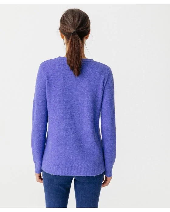 Pull maille chaude fantaisie, manches longues Thermolactyl