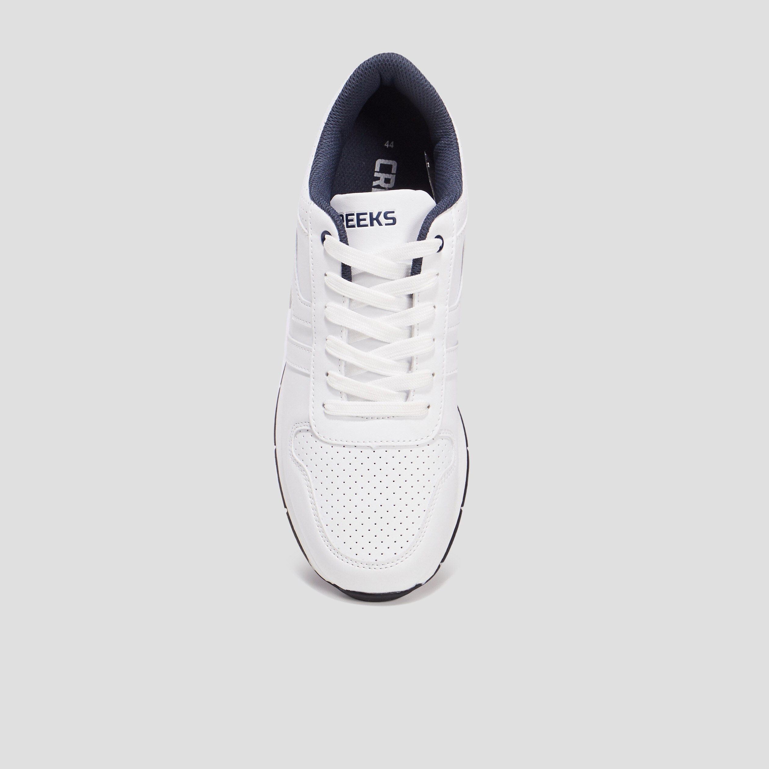 Baskets running à lacets Creeks blanc homme | La Halle