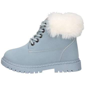 Puccetti Schnür Boots in blau