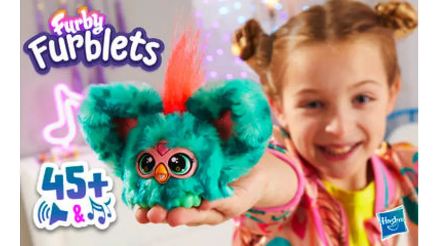 Hasbro - Furby Furblets Mini elektronisches Plüschspielzeug, 1 Stück, sortiert