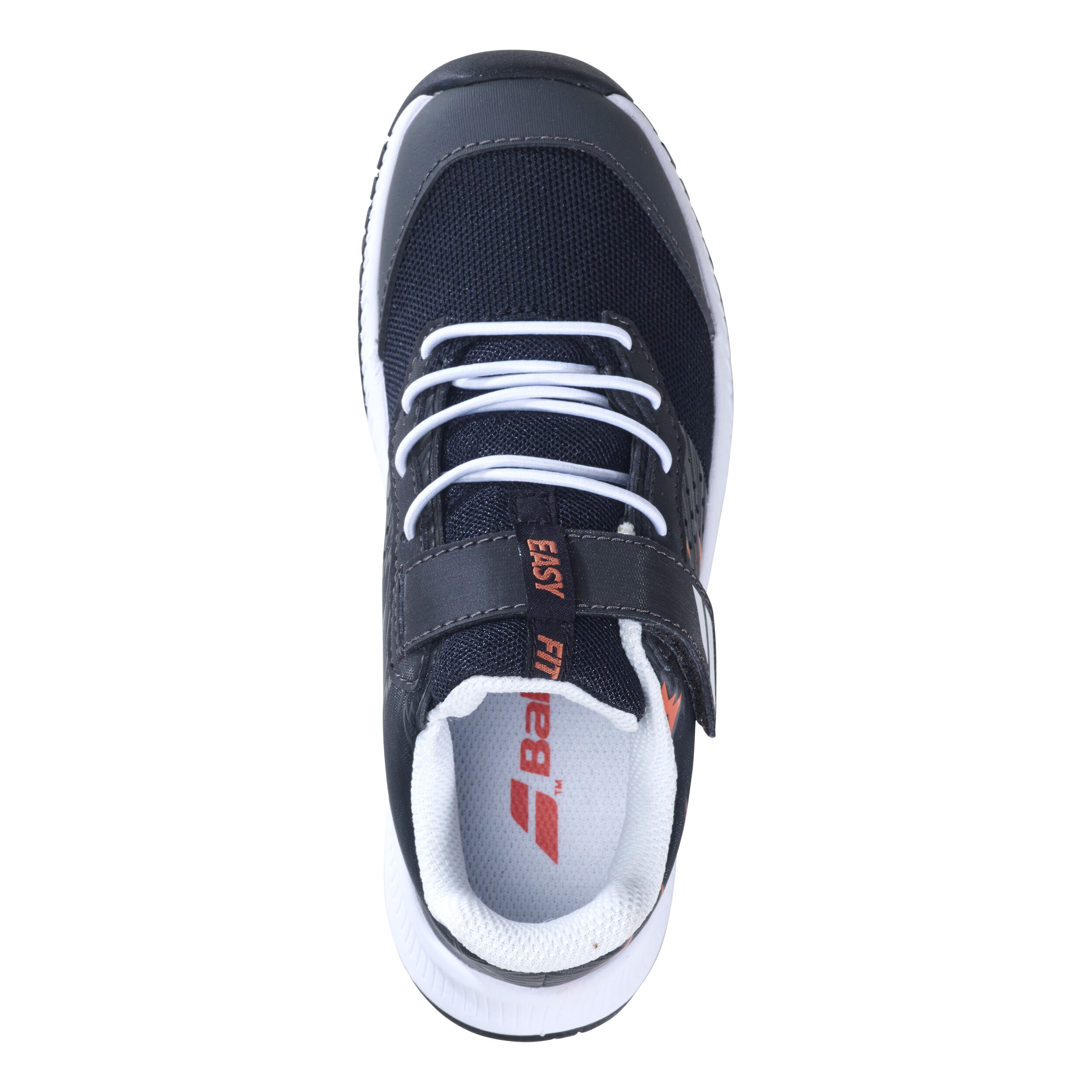 Pulsion Allcourtschuh Kinder - Schwarz, Weiß