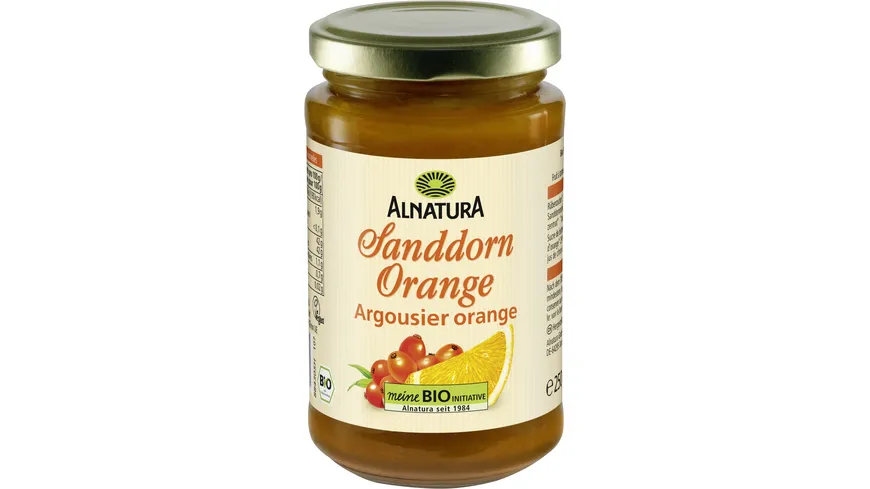 Alnatura Bio Fruchtaufstrich Sanddorn 250 g