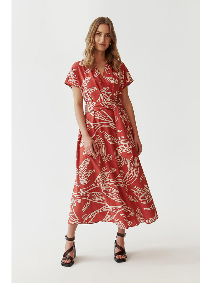 TATUUM Kleid in Weiß/ Rot günstig kaufen