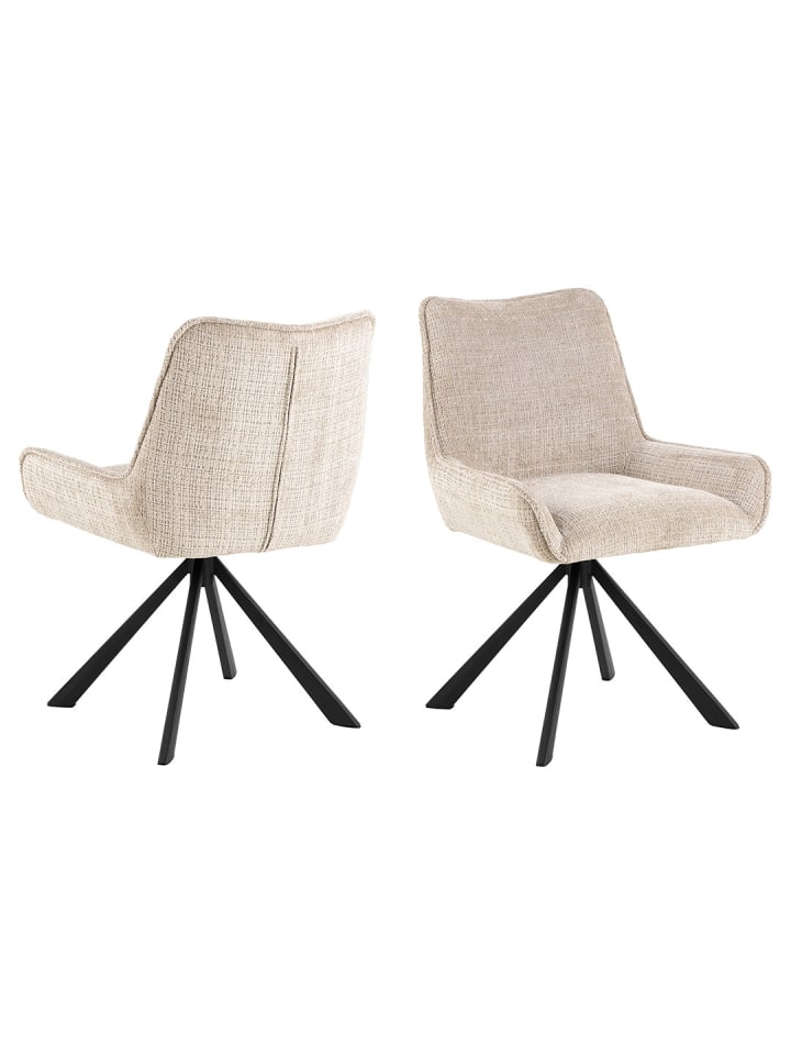 ebuy24 Esszimmerstuhl Eddie Beige 2er Set günstig kaufen onesize