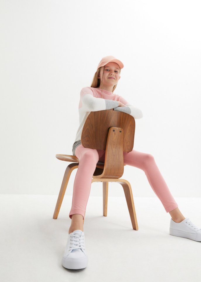 Mädchen Leggings mit Bio-Baumwolle (3er-Pack)