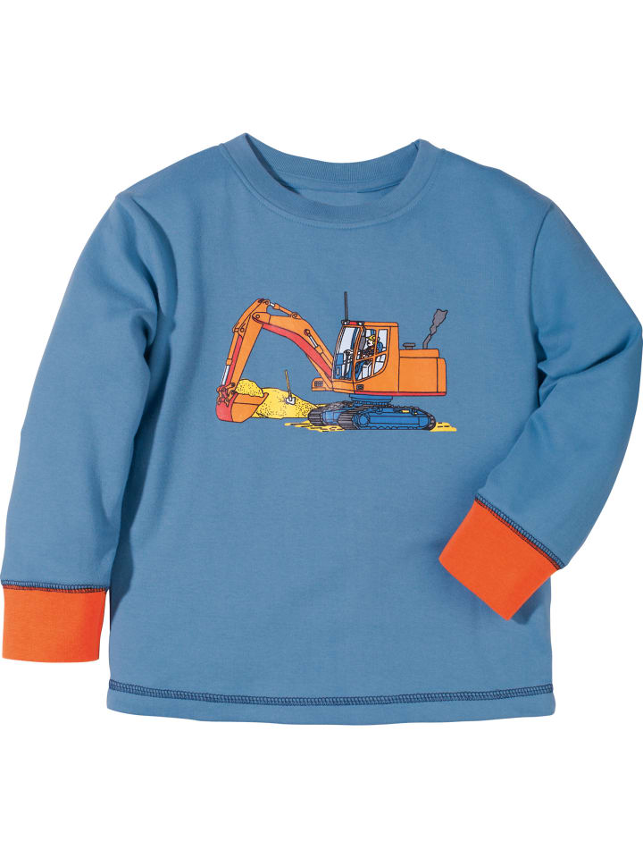 Erwin Müller Interlock-Jersey Kinder-Schlafanzug 2er-Pack in rauchblau/marine günstig kaufen