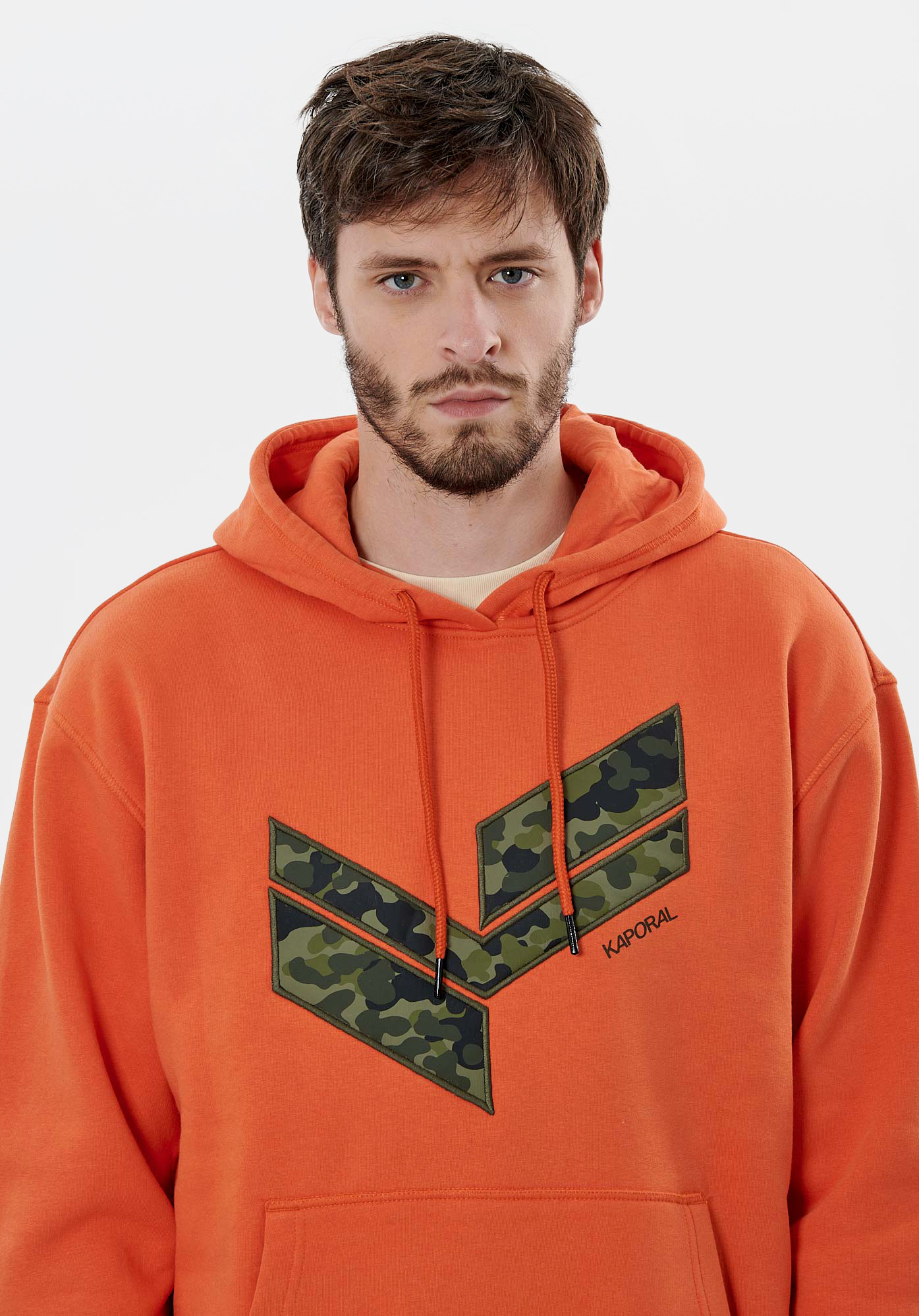 RAYAN  Sweat orange homme