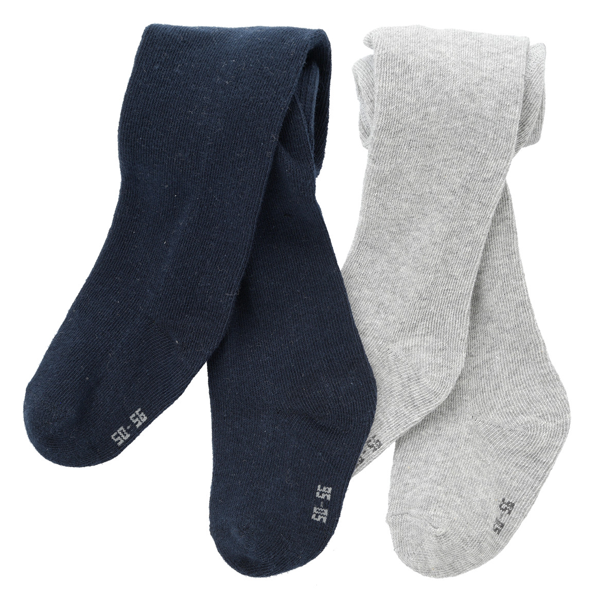 2 Baby Strumpfhosen im Basic-Look