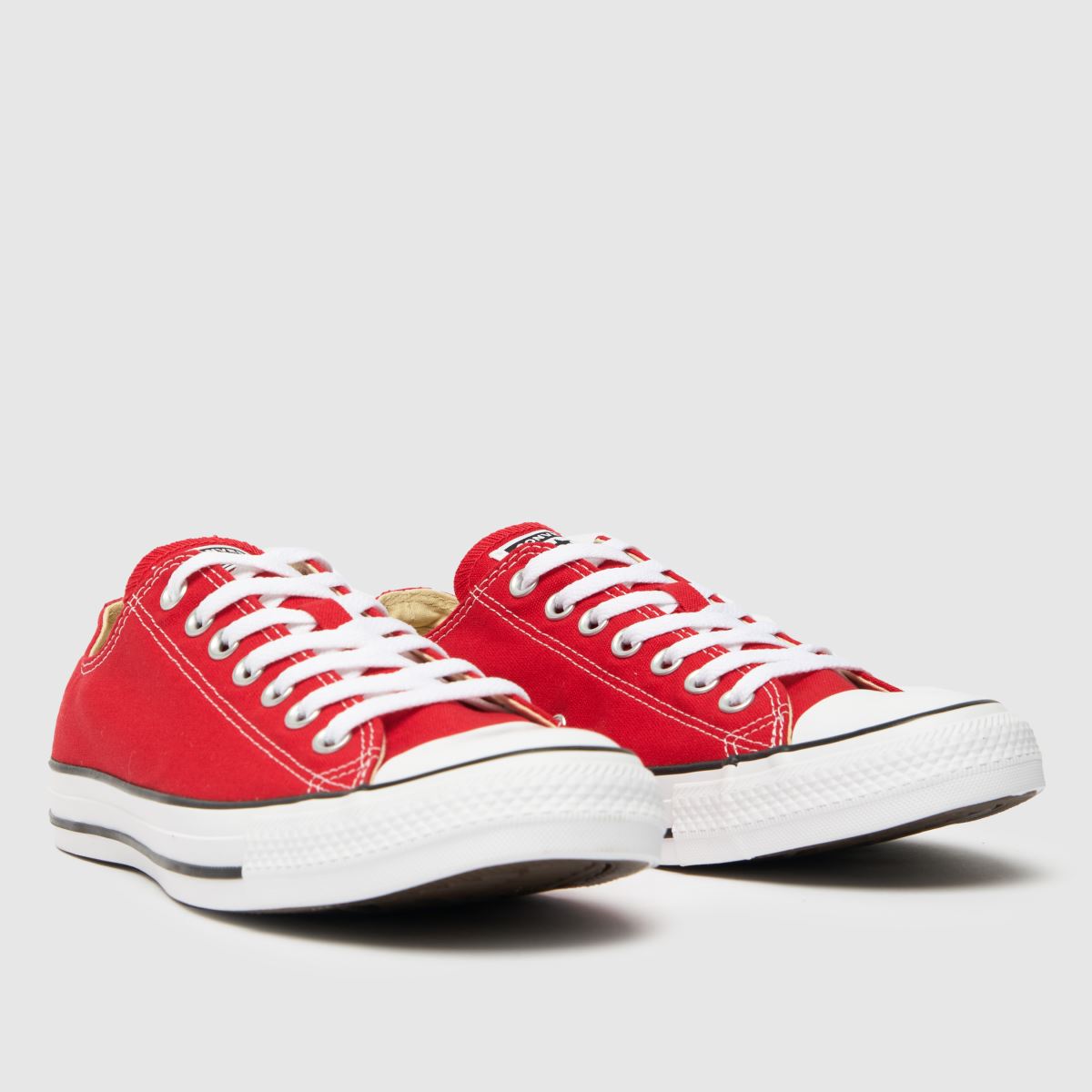 Converse All Star Ox – Röda sneakers