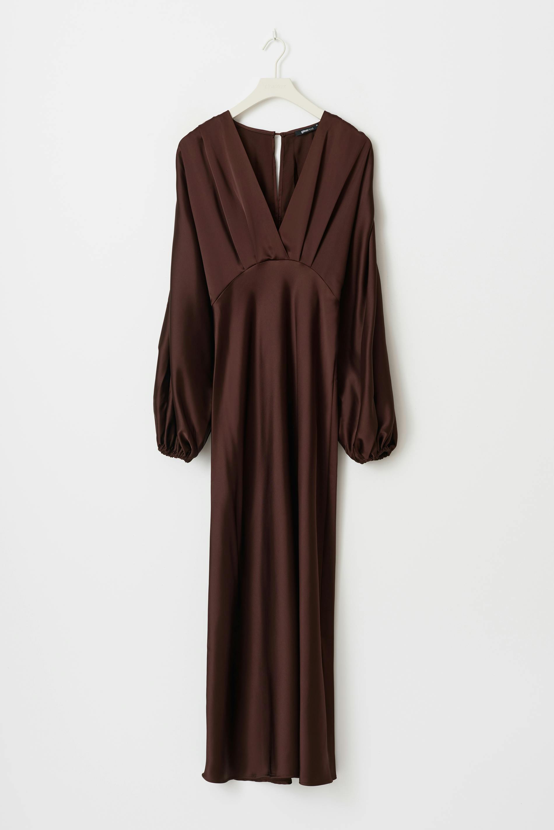 Satin midaxi dress
