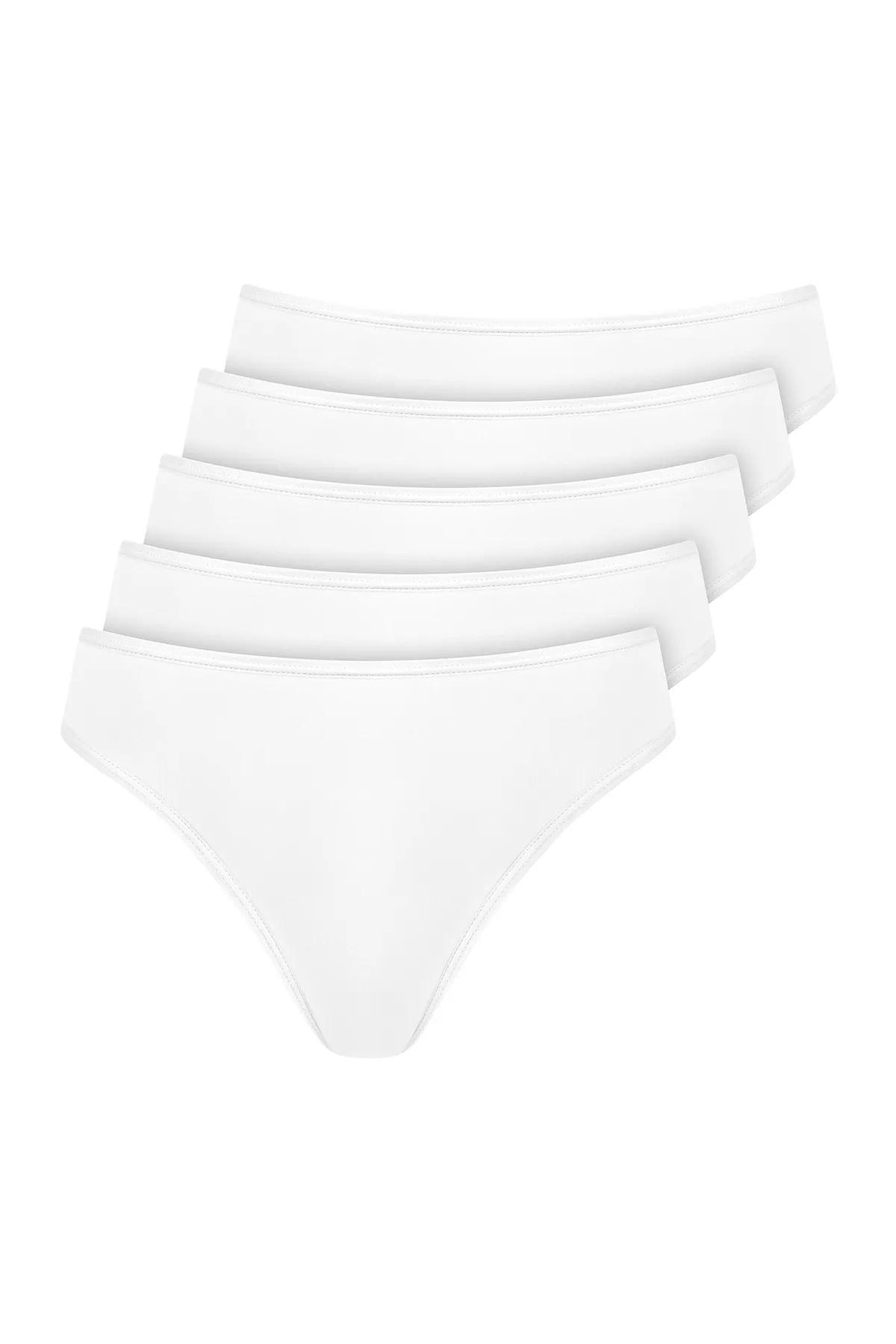 NUR DIE  Unterhosen - Weiß - Unifarben