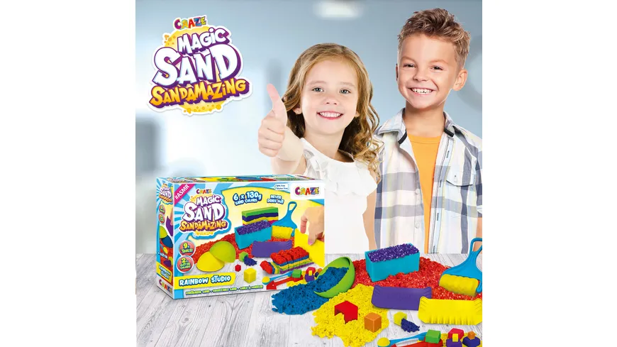 CRAZE - MAGIC SAND SANDAMAZING Rainbow Studio 780 g