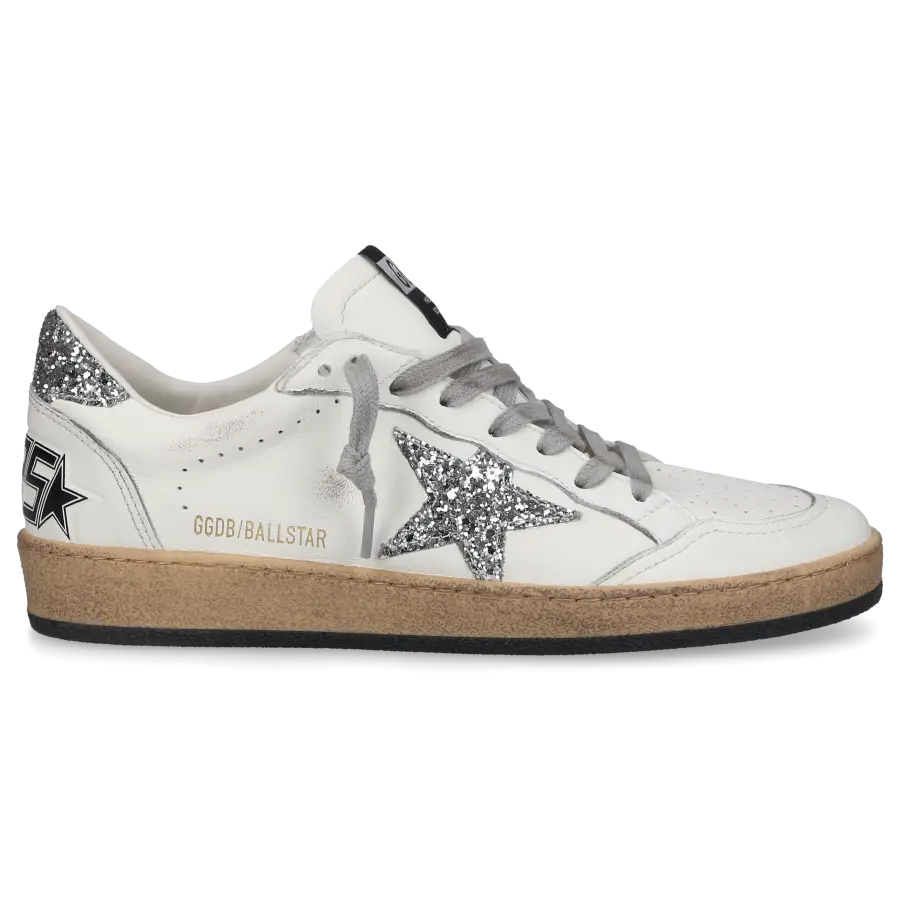 Golden Goose - Damenschuhe BALL STAR Kalbsleder - weiß