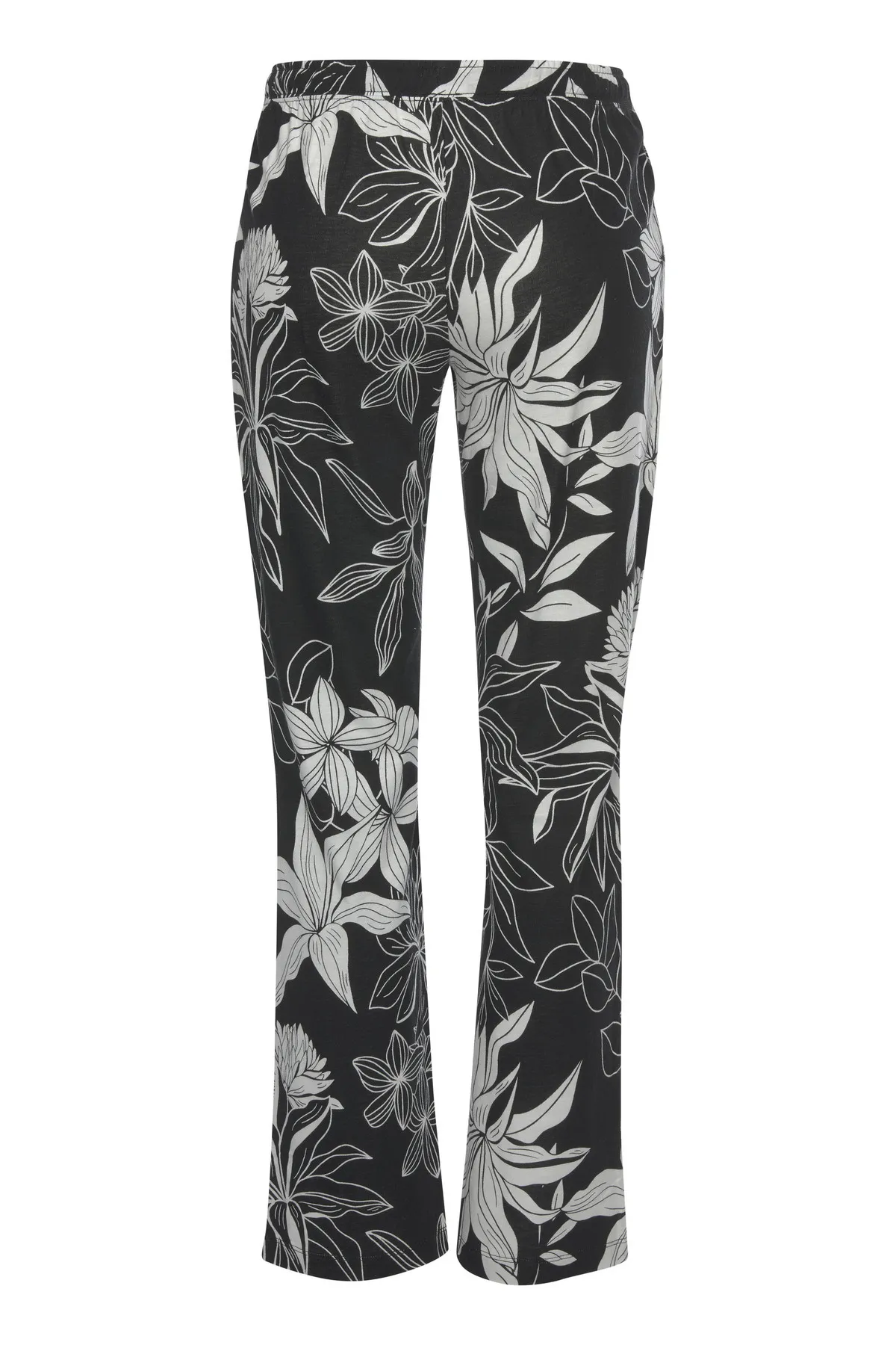 LASCANA  Pyjamahose - Schwarz - Relaxed