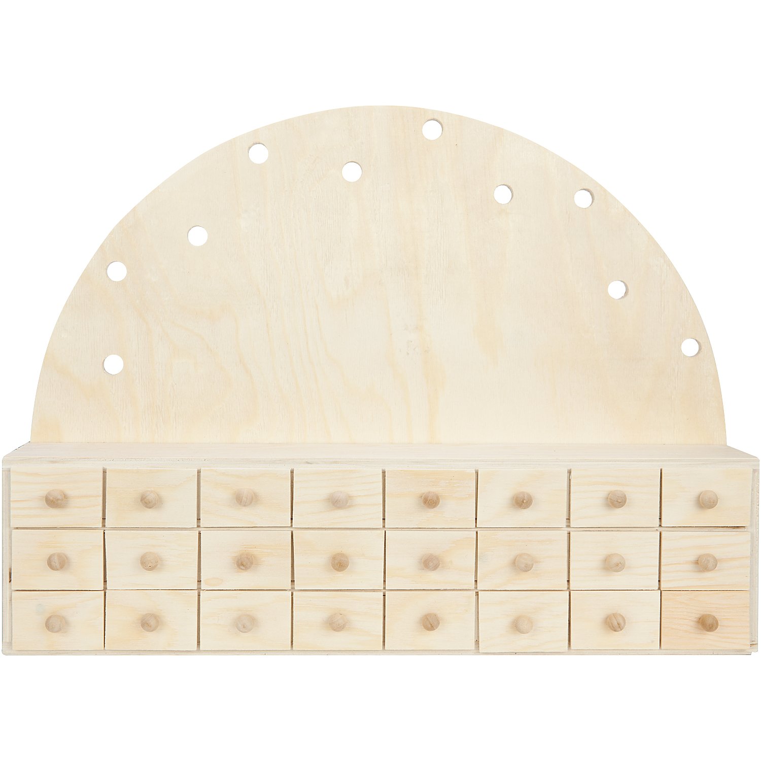 Adventskalender mit Lichterbogen