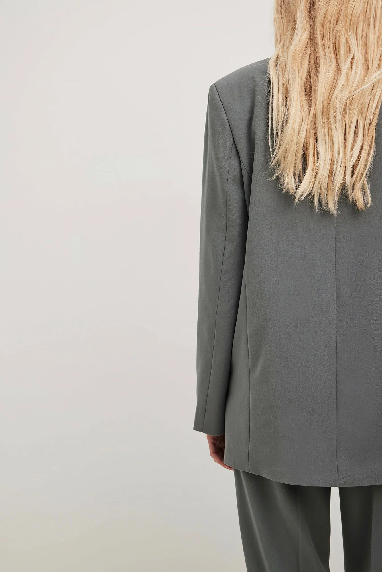 Oversized Blazer mit Steppnähten