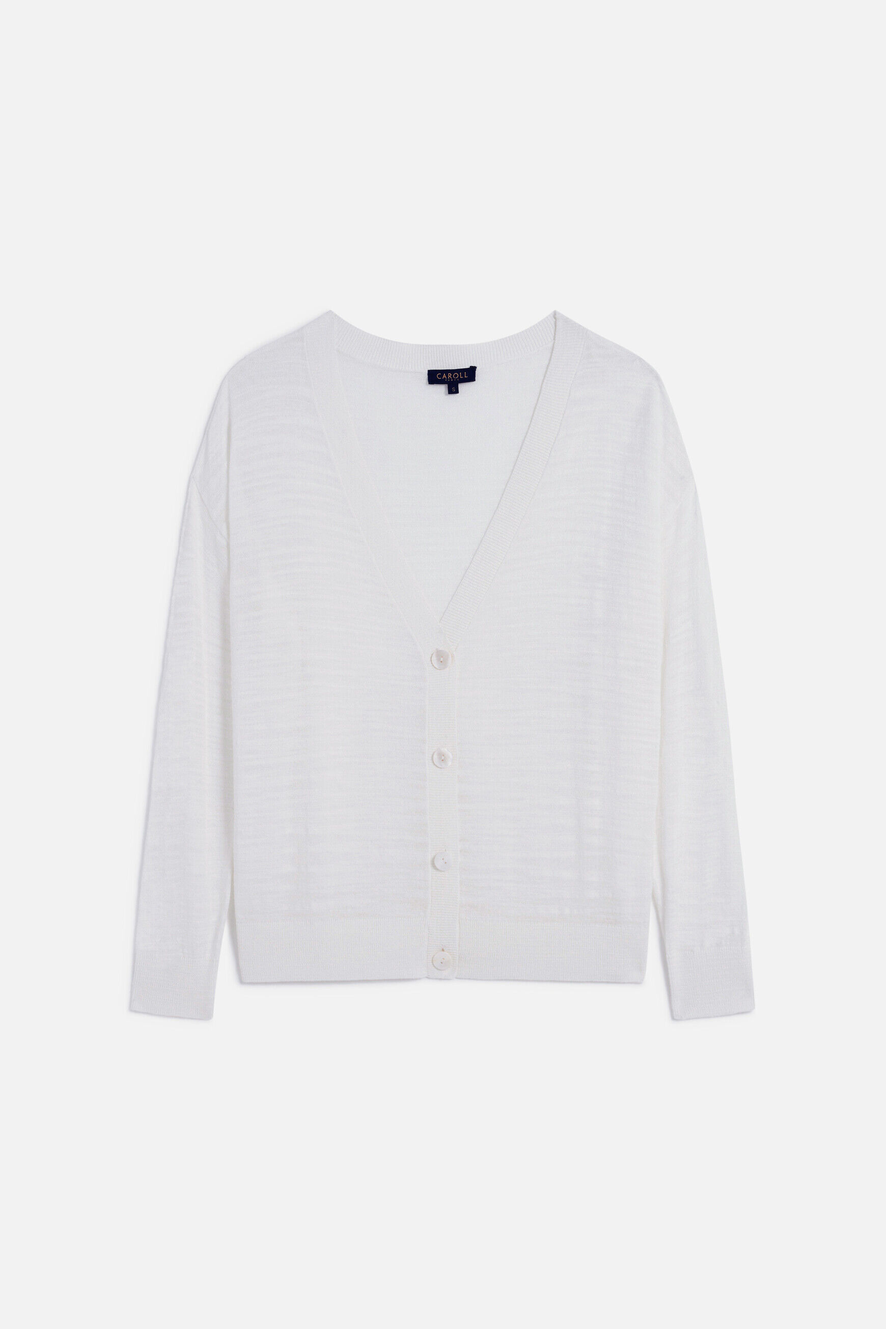 Gilet mizia blanc femme