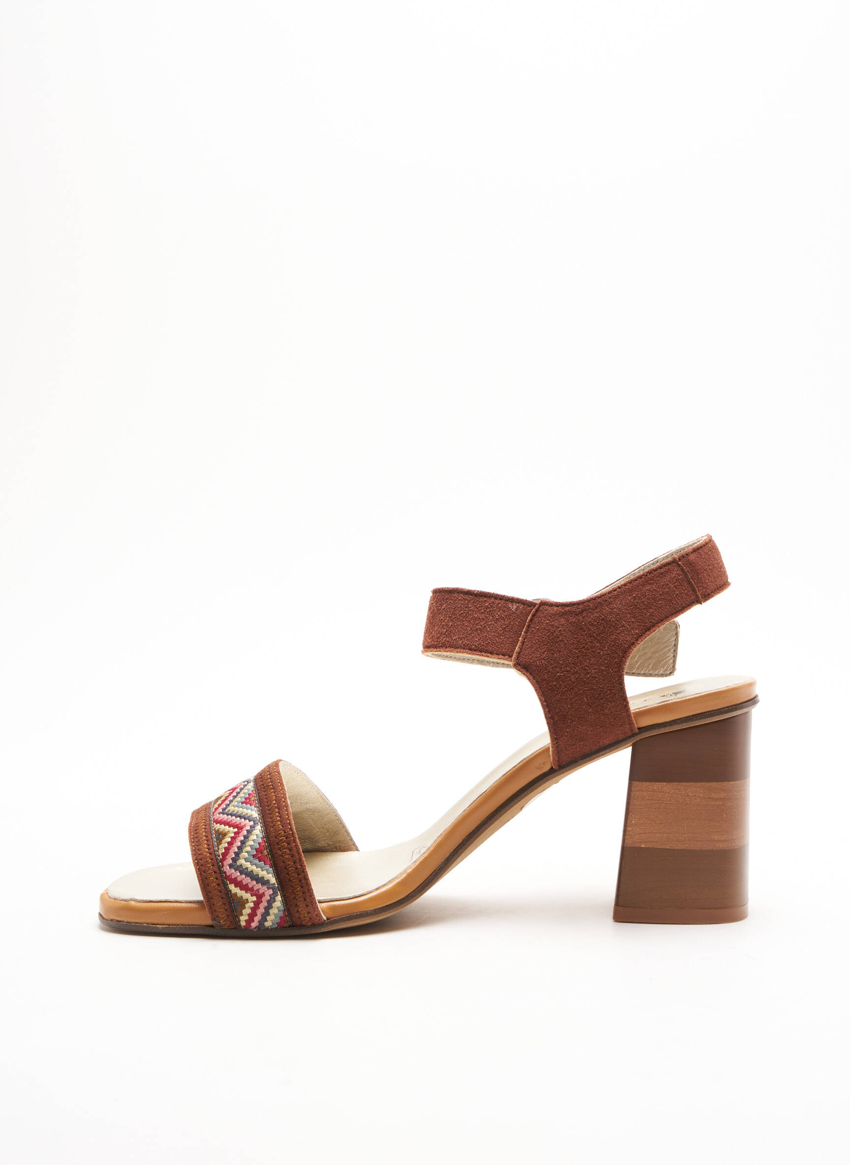 J Metayer Sandales Nu Pieds Femme couleur marron