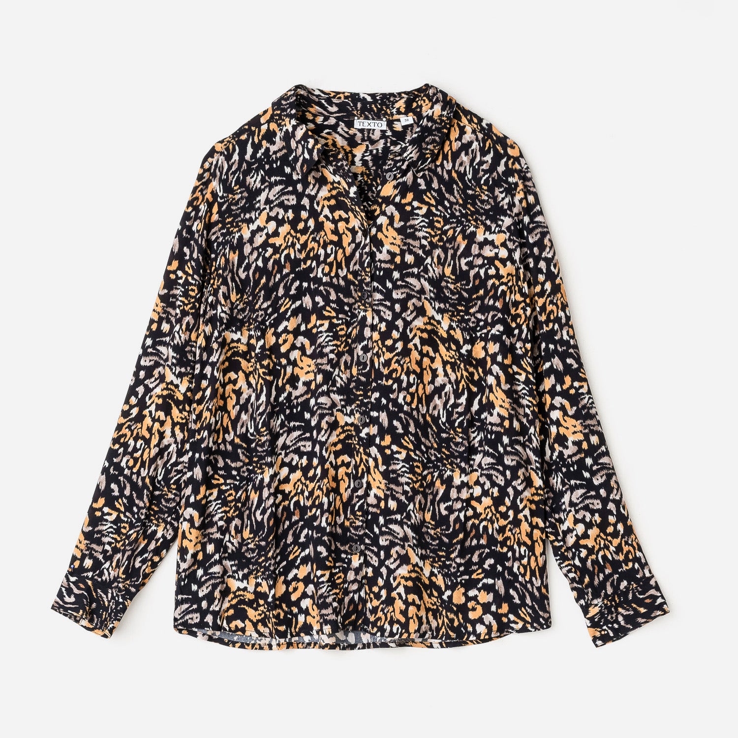 Chemisier femme TEXTO effet leopard