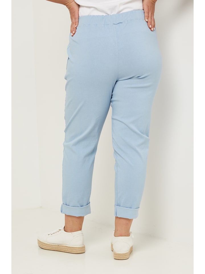 Curvy Lady Hose in Hellblau günstig kaufen