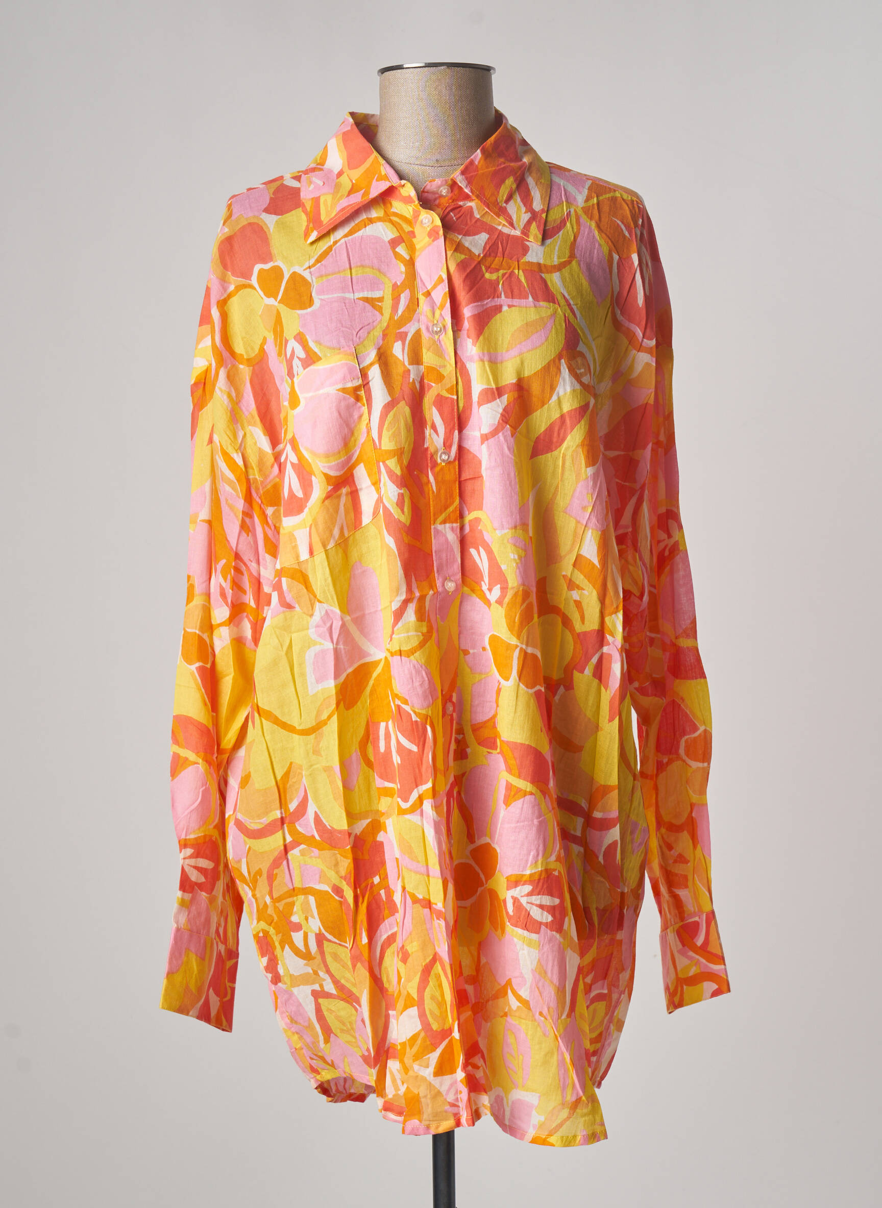 L Atelier D Anna Tuniquemanchelongue Femme couleur jaune