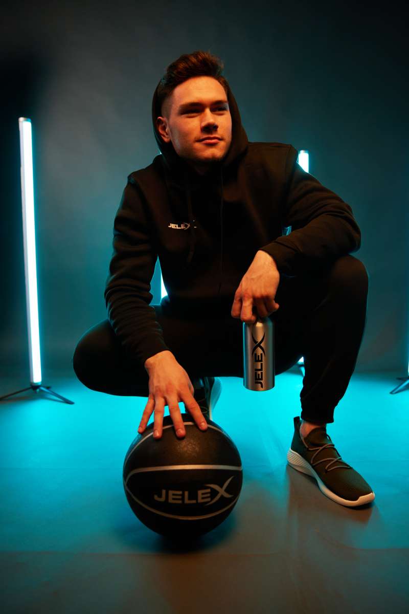 JELEX Easy Herren Jogginghose schwarz