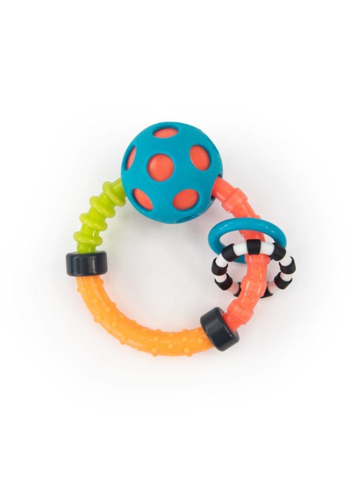 Sassy Babyrassel - Runde Greifspielzeug für Babys ab Geburt sensorisch günstig kaufen onesize