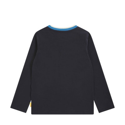 T-Shirt langarm, dunkelblau für Jungs