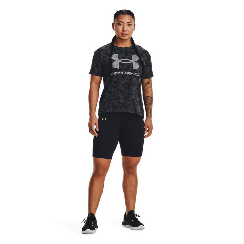 Under Armour Logo Printed Heavyweight T-Shirt Damen