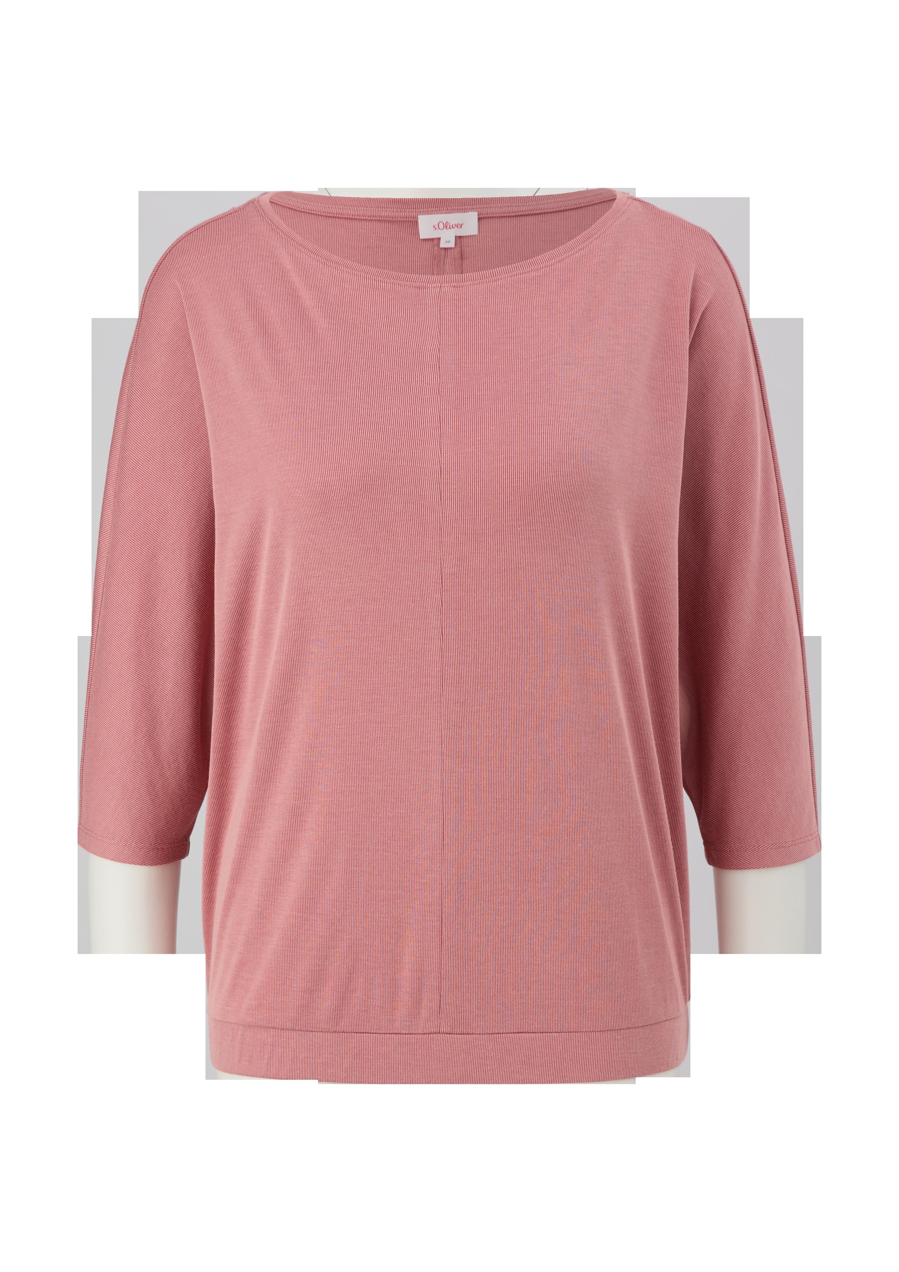 Geripptes Longsleeve aus Modalmix  2133474-2074