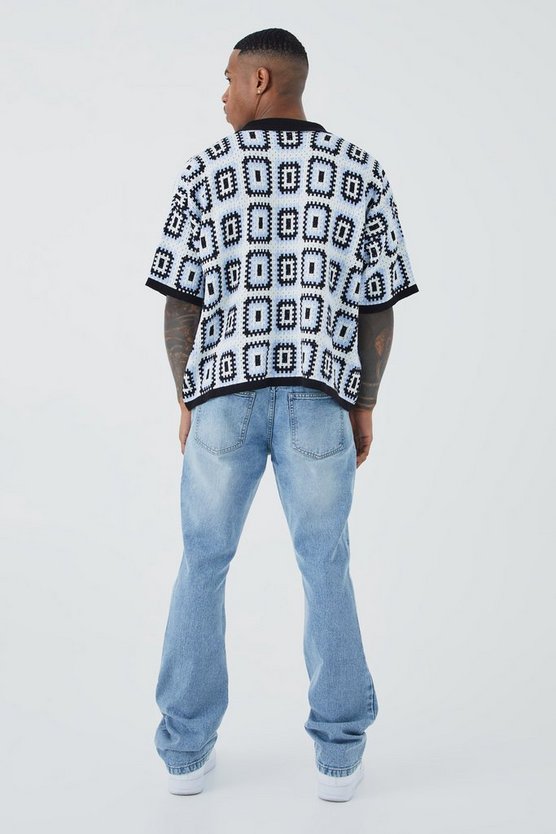 Slim-Fit Schlagjeans