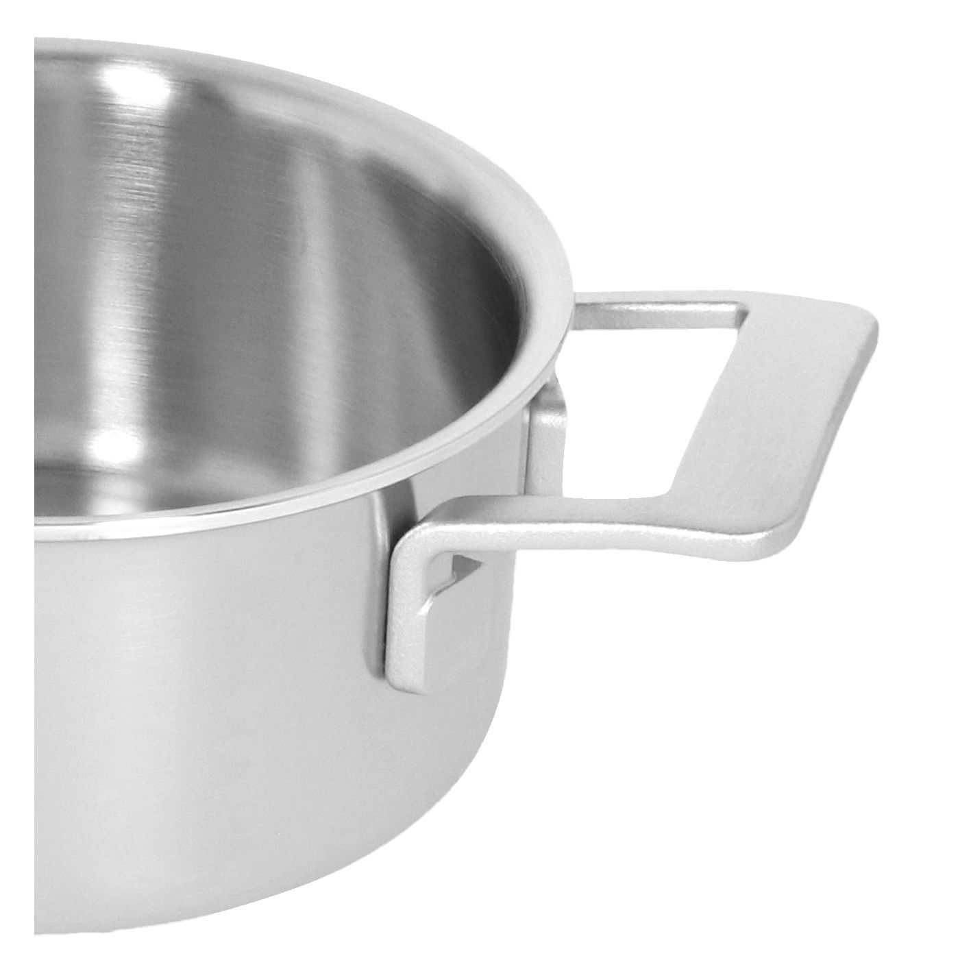 Bratentopf mit Deckel 16 cm, 18/10 Edelstahl