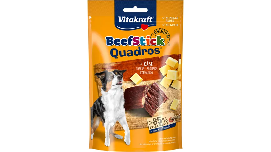 Vitakraft Hundesnack Beef Stick Quadros Käse 70 g