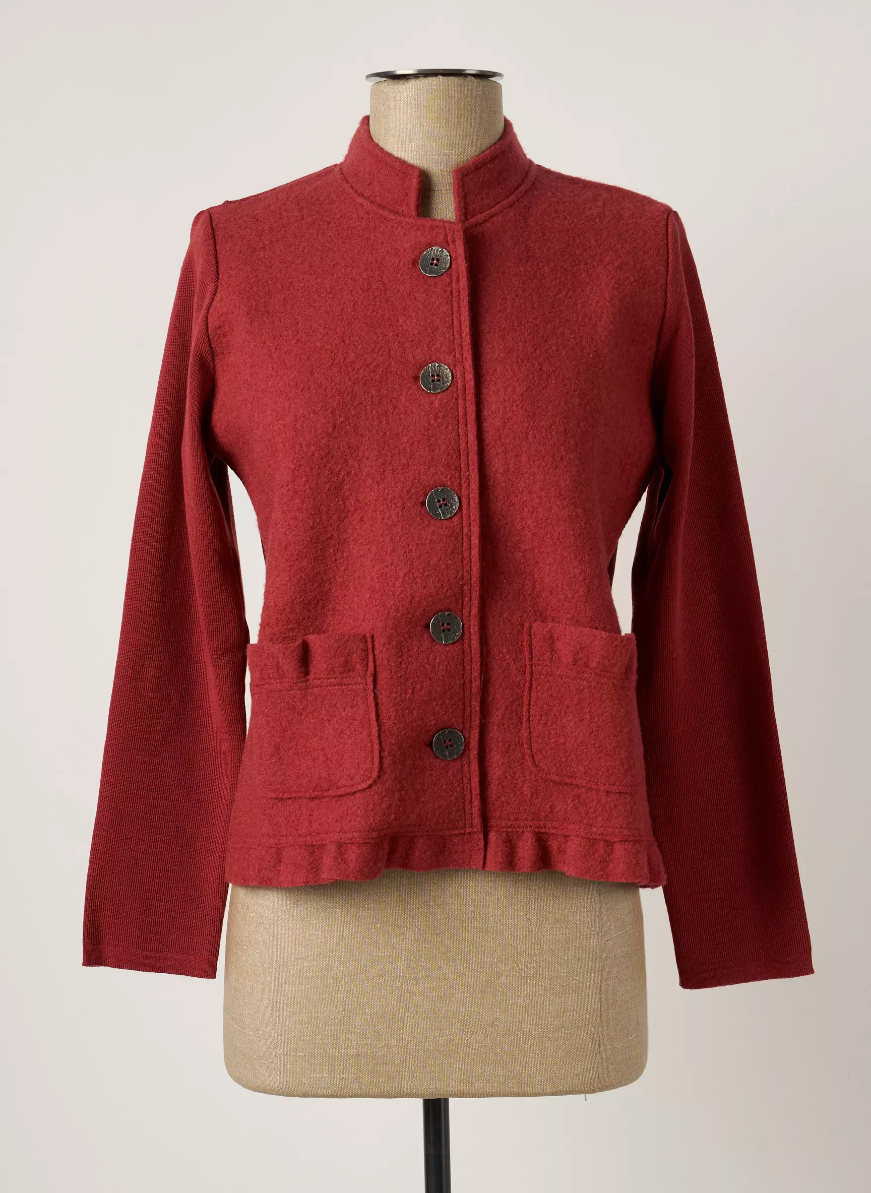 I Odena Cardigans Femme couleur rouge