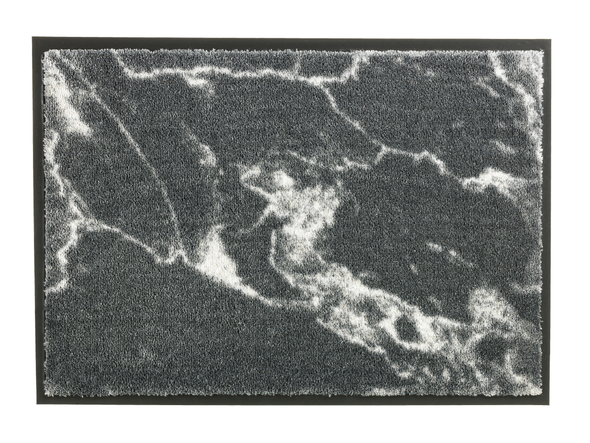Schöner Wohnen Türmatte Miami Grau 50 x 70 cm