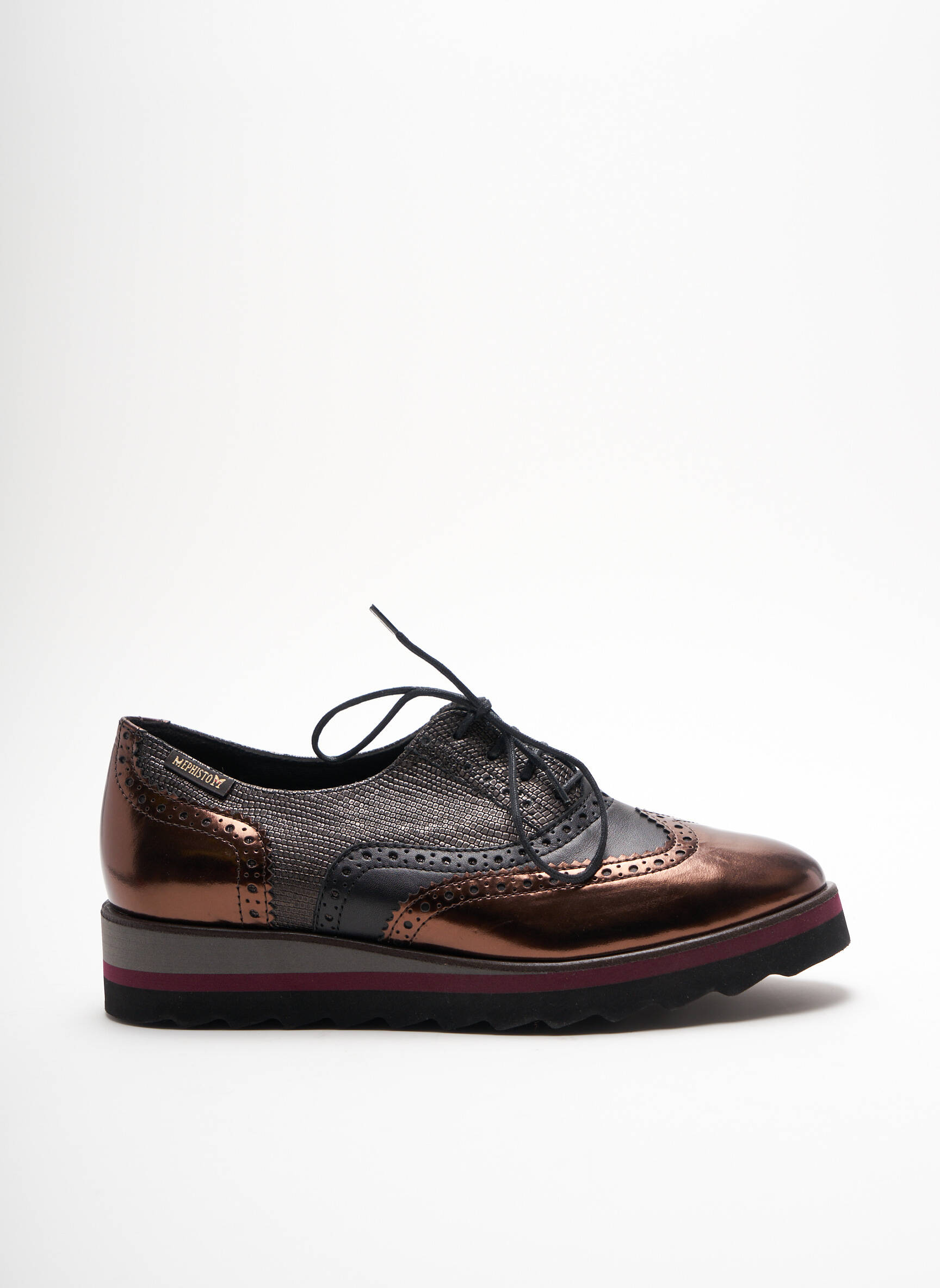 Mephisto Derby Femme couleur marron
