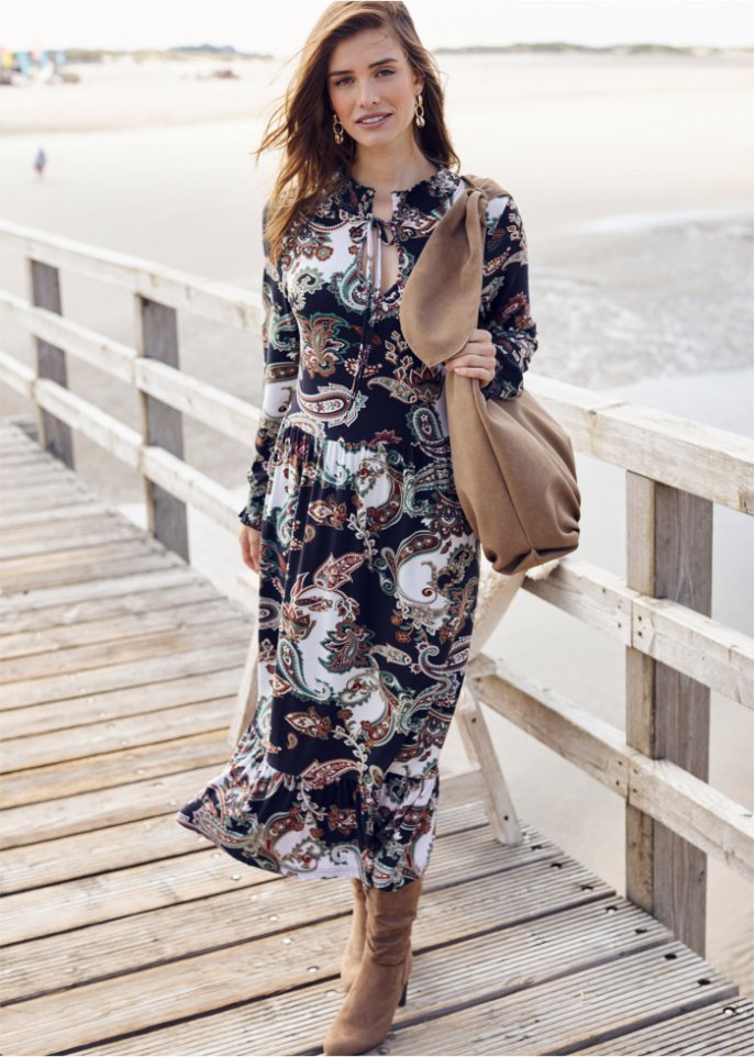 Jerseykleid aus nachhaltiger Viskose