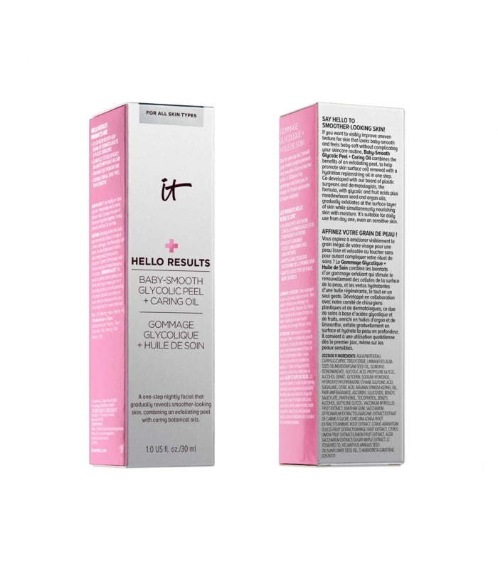 IT COSMETICS-HELLO RESULTS GOMMAGE-Votre gommage glycolique effet peau de bébé pour un usage quotidien