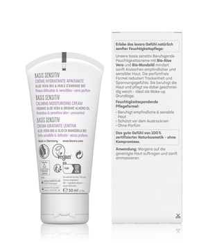 lavera Basis sensitiv Beruhigende Feuchtigkeitscreme Tagescreme-50 ml