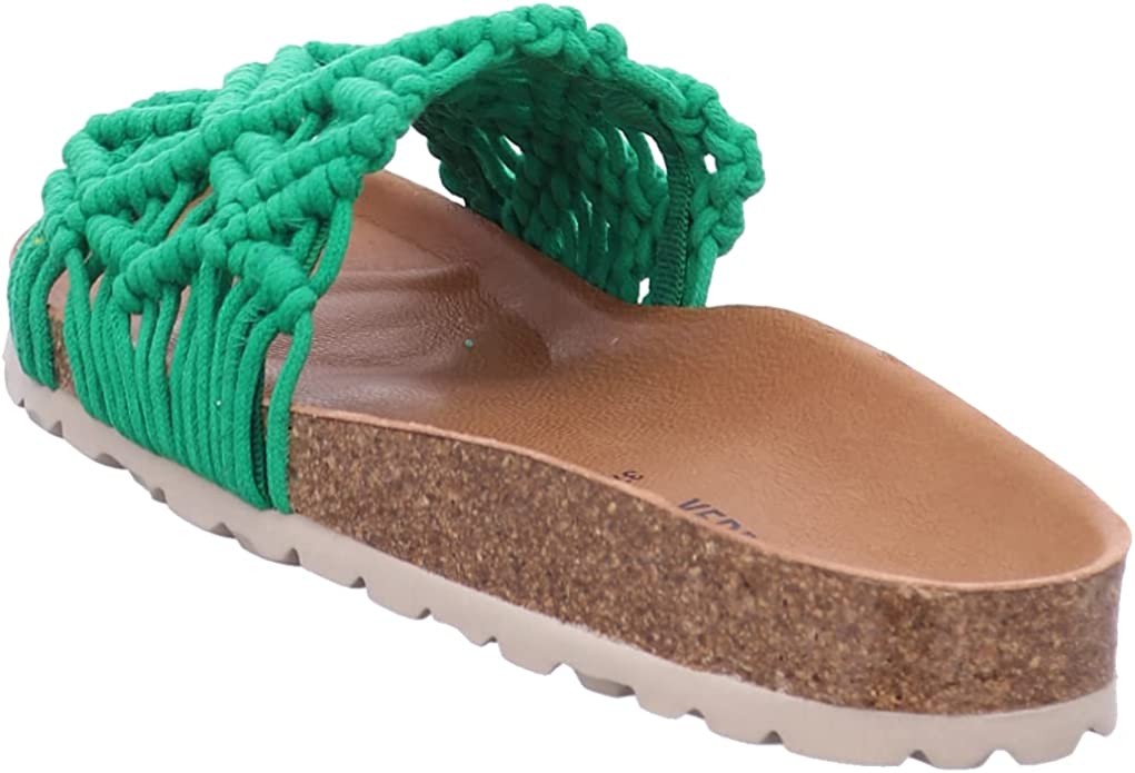 VERBENAS Komfort Sandalen grün VERDE