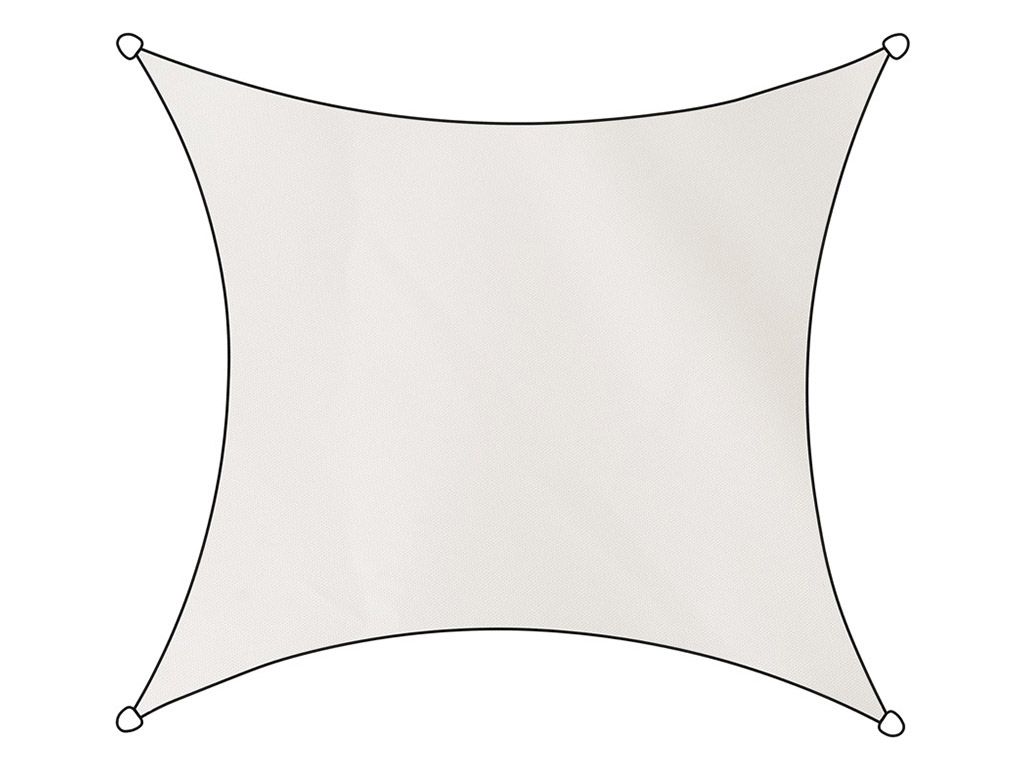 Livn Como Quadrat Polyester 5 x 5 Meter Schattentuch