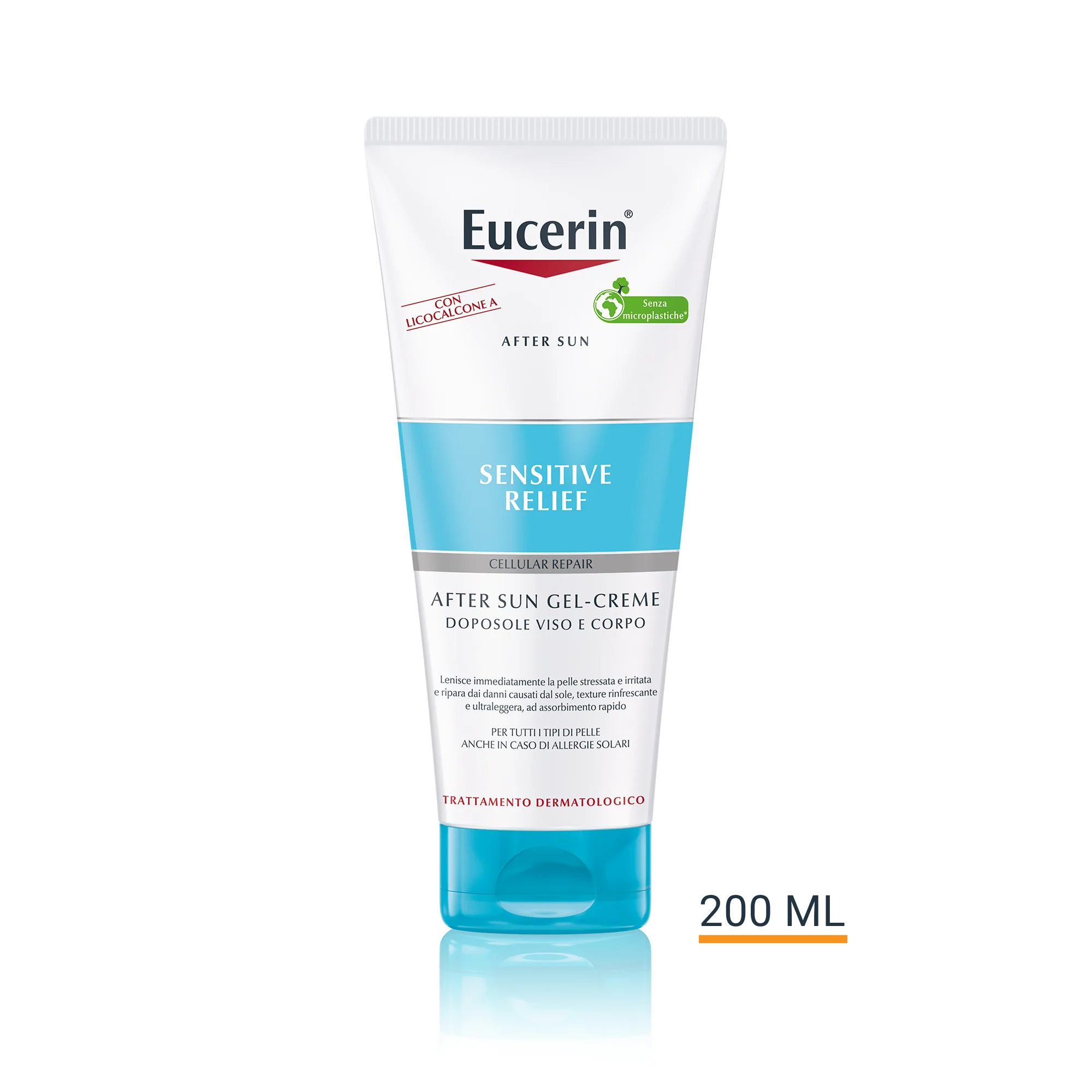 Gélový krém po opaľovaní Sun Protection Sensitive Relief - telový gél po opaľovaní, telový krém po opaľovaní, krém na tvár po opaľovaní