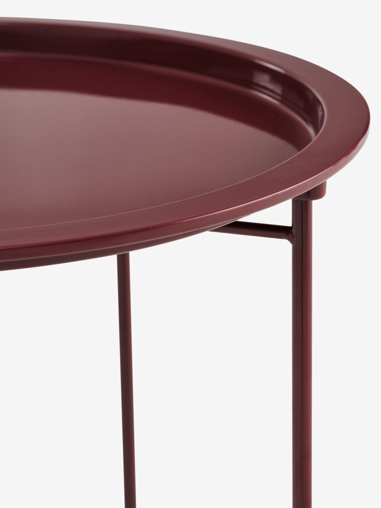 RANDERUP Table d'angle RANDERUP Ø47 bordeaux