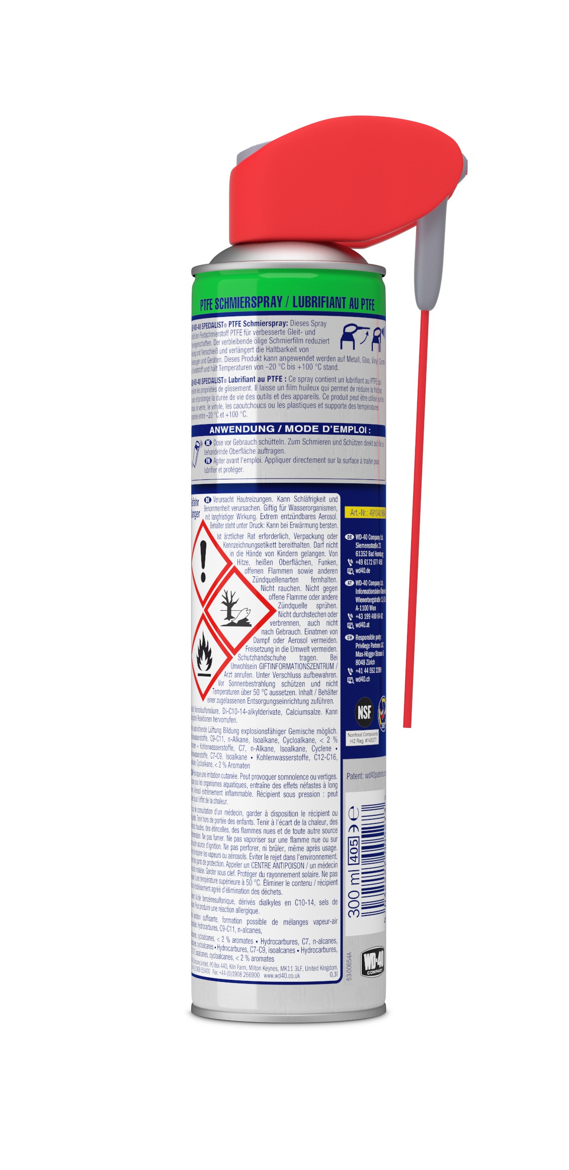 WD-40 PTFE Schmierspray, 300ml - ATU