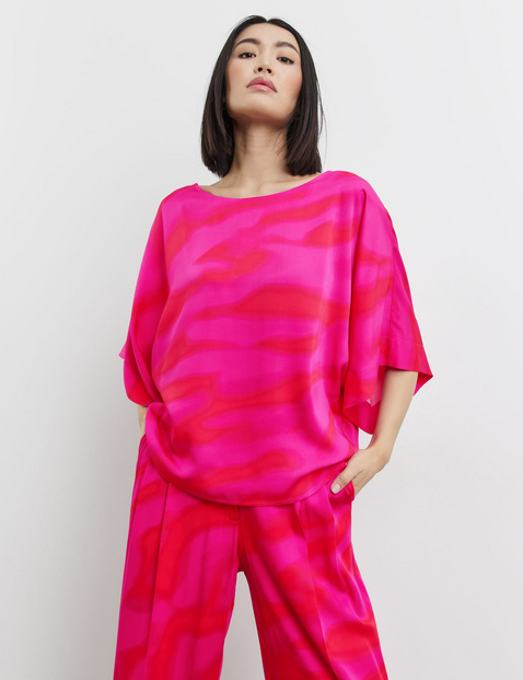 Lässige Bluse aus edlem Satin