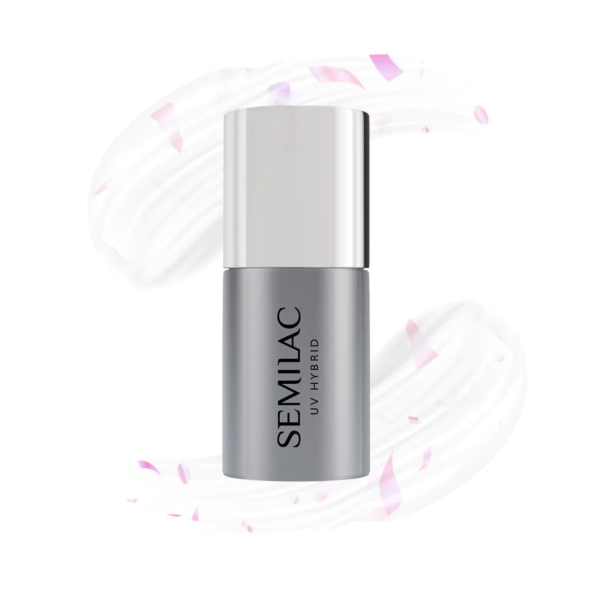Semilac Top για Υβριδικά Βερνίκια Νυχιών T22 Flower Flakes