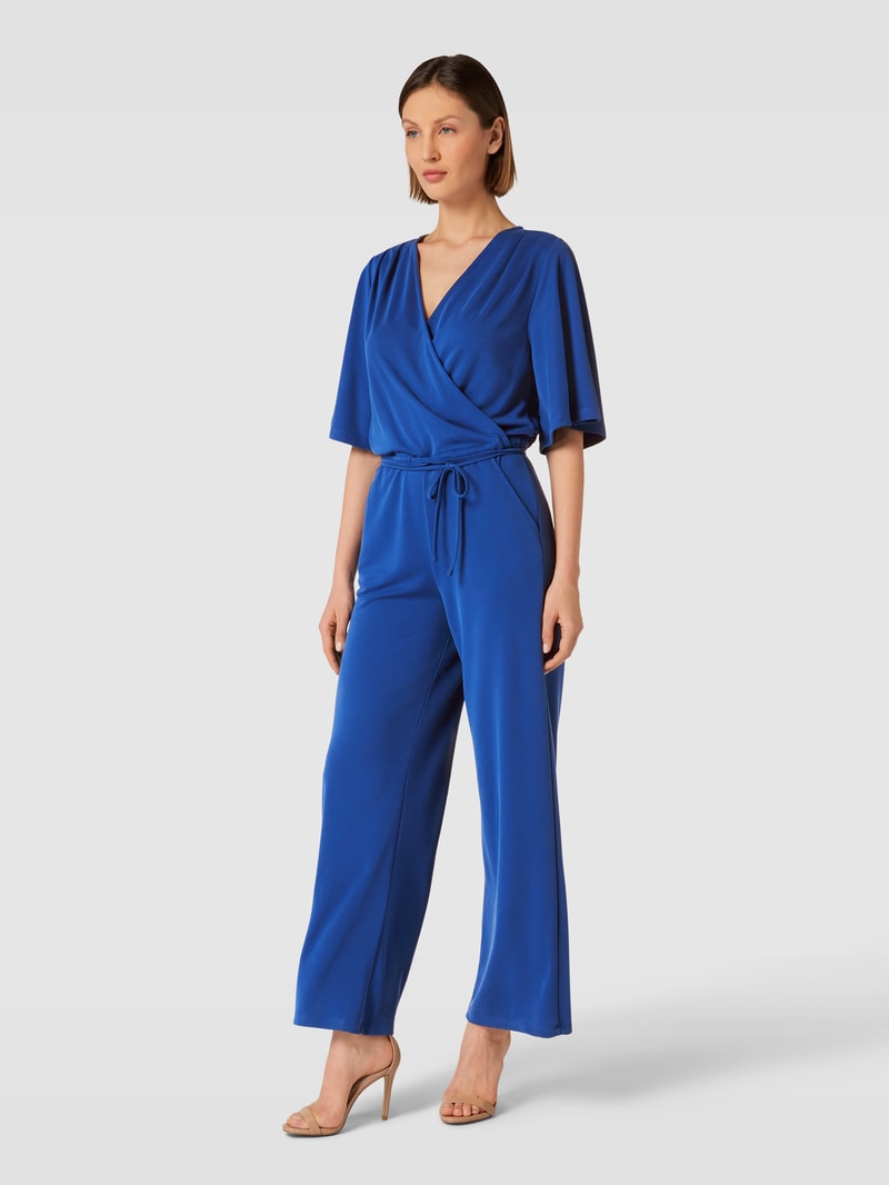 Jumpsuit in Wickel-Optik Modell 'Bradlee' in blau